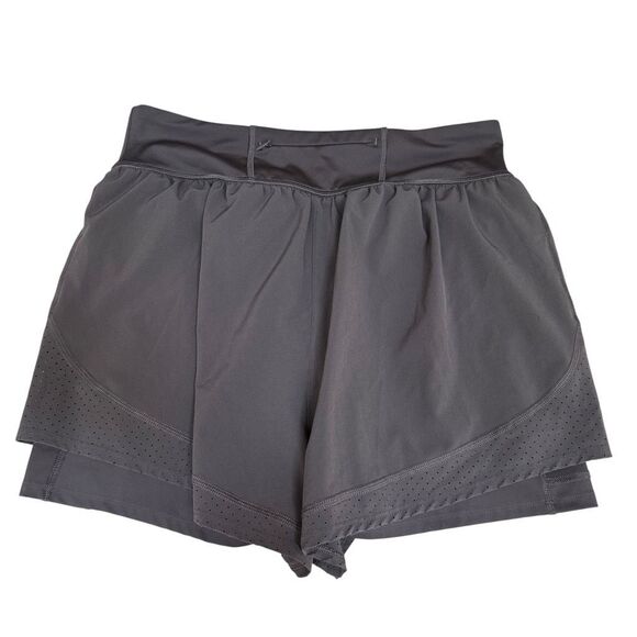 Spanx Get Moving 5” Short Graphite Dust Grey Women’s size L - Picture 5 of 8